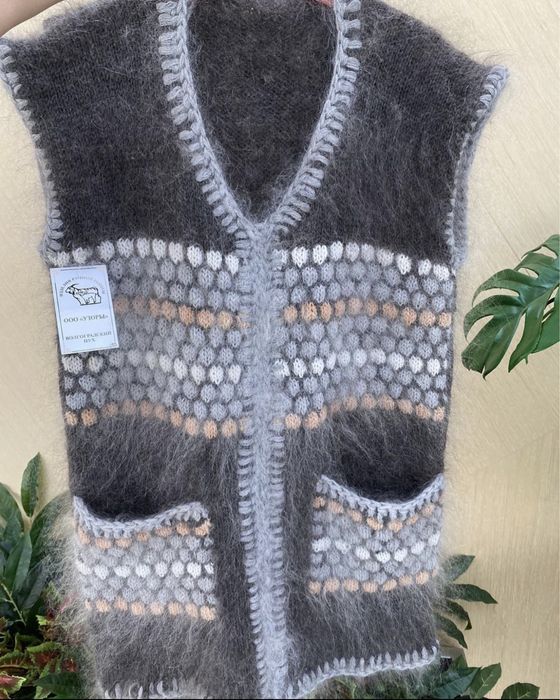 Пуховый платок из козьего пуха