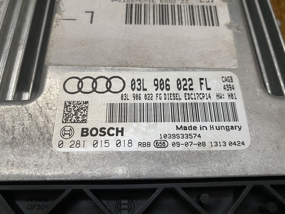 Ecu / Calculator motor Audi A6 C6 2.0TDI : 03L906022FL