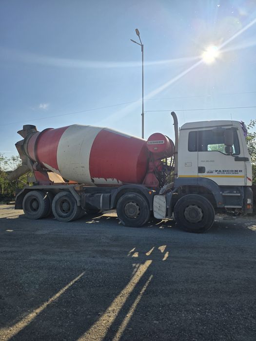 Autobetoniera Man si Pompa Beton Mercedes