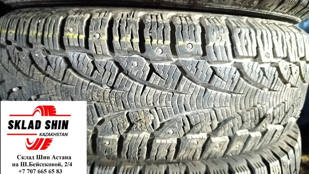 Склад шин: б/у зимние шины (липучки, шипы) 235/50/17 Европа / Япония