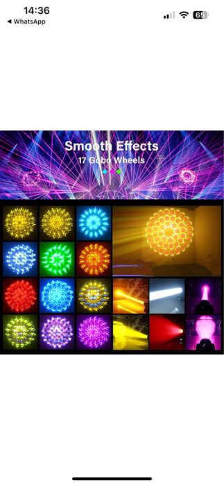 Lumini moving head r7