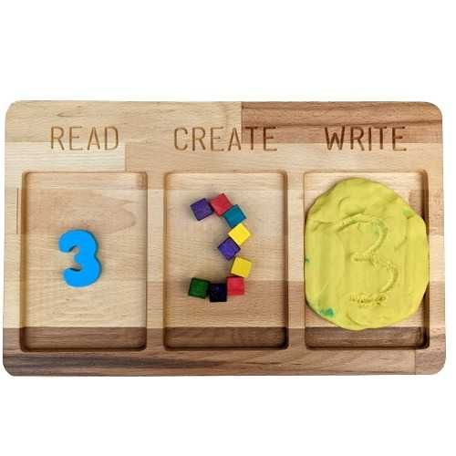 Jucarie educativa activitati multiple Citeste-Creaza-Scrie, Montessori
