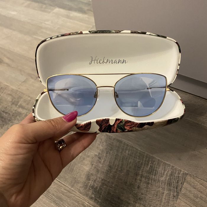 Ochelari dama,lentila albastra