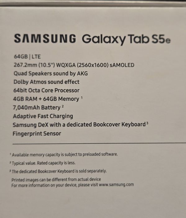 Tableta Samsung Galaxy Tab S5e