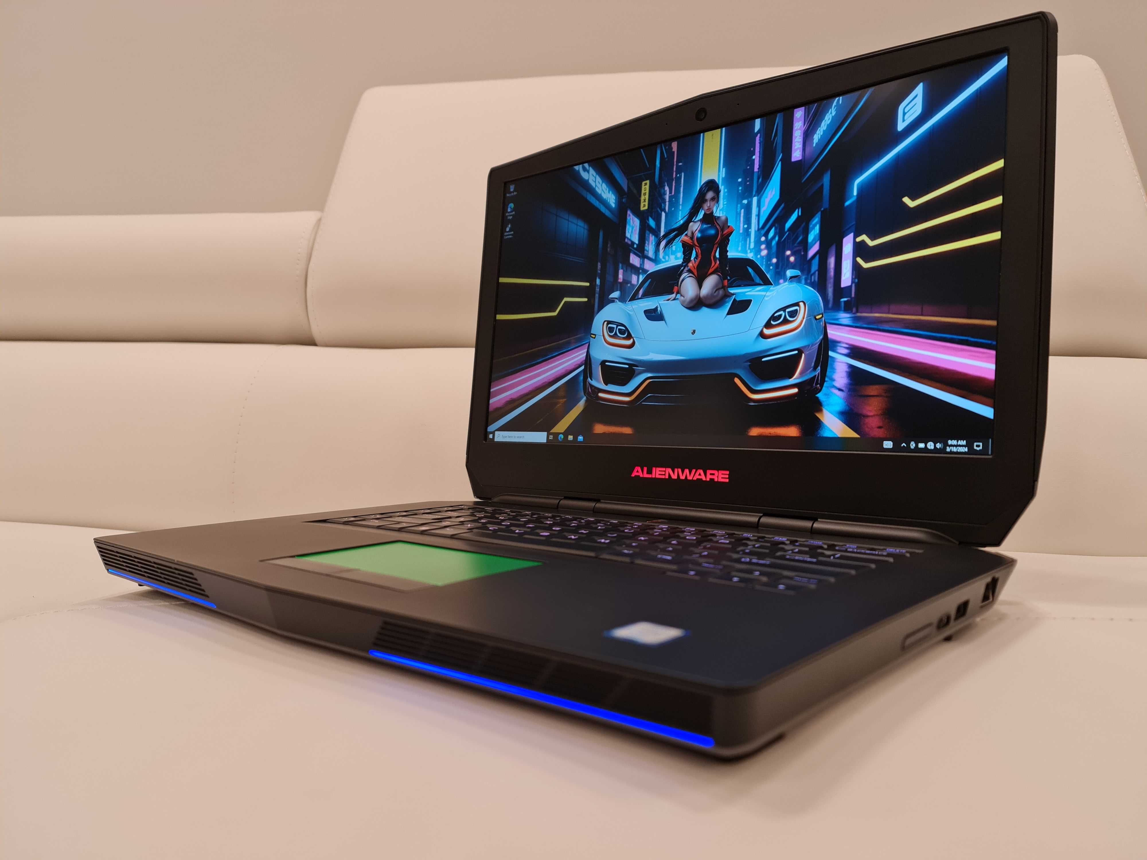 Laptop gaming ALIENWARE, intel core i7-6820HK ,video 6 gb , ram 16 gb