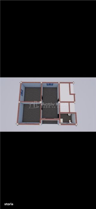 Apartament 3 decomandat, etaj 1, la cheie - Albesti