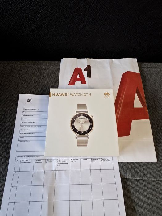 41mm Huawei Watch GT 4 Гаранция от А1 до 2025 Silver Stainless