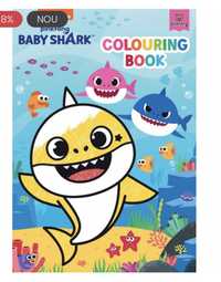 Carte de colorat baby shark