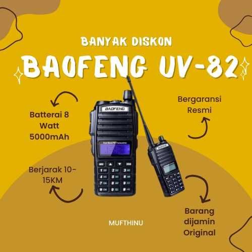 Нова Baofeng Uv82 8w 5000mah Професионална Двубандова  РАДИОСТАНЦИЯ