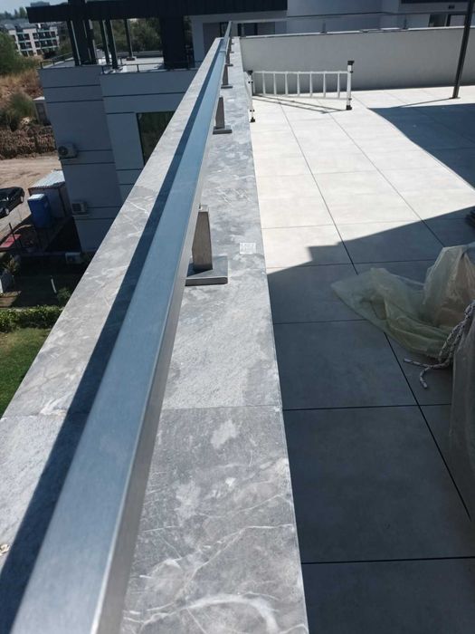 Иноксов парапет 40х40мм