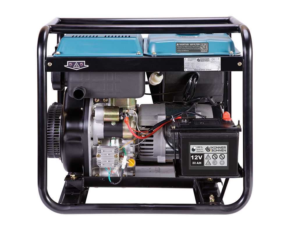Generator diesel Könner&Söhnen KS 6100HDE EUROV, 230 V monofazic 5,5kW