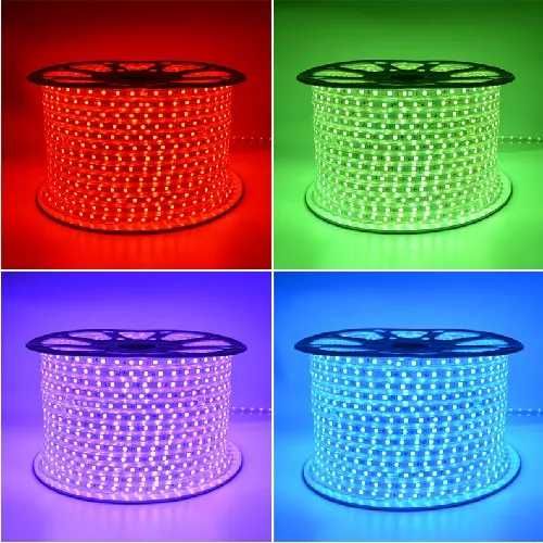 kit banda led rgb 220v cu controller inclus