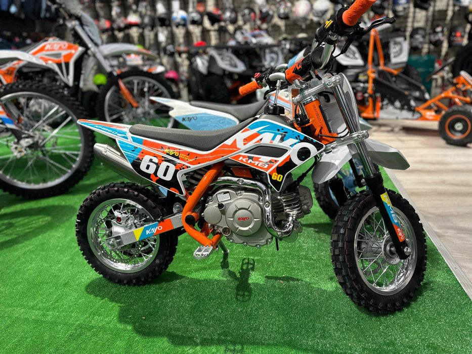 Motocicleta enduro copii KAYO KMB(4T,60cc, 2.2cp,+3ani) la MYMOTO
