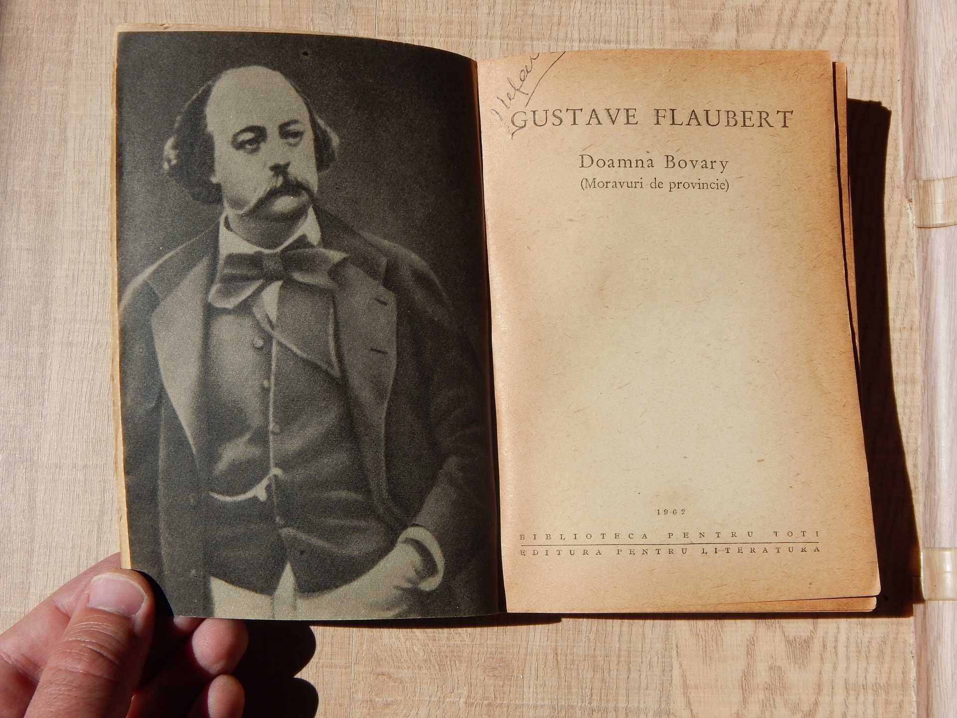 Doamna Bovary Gustave Flaubert Editura pentru Literatura BPT 1962