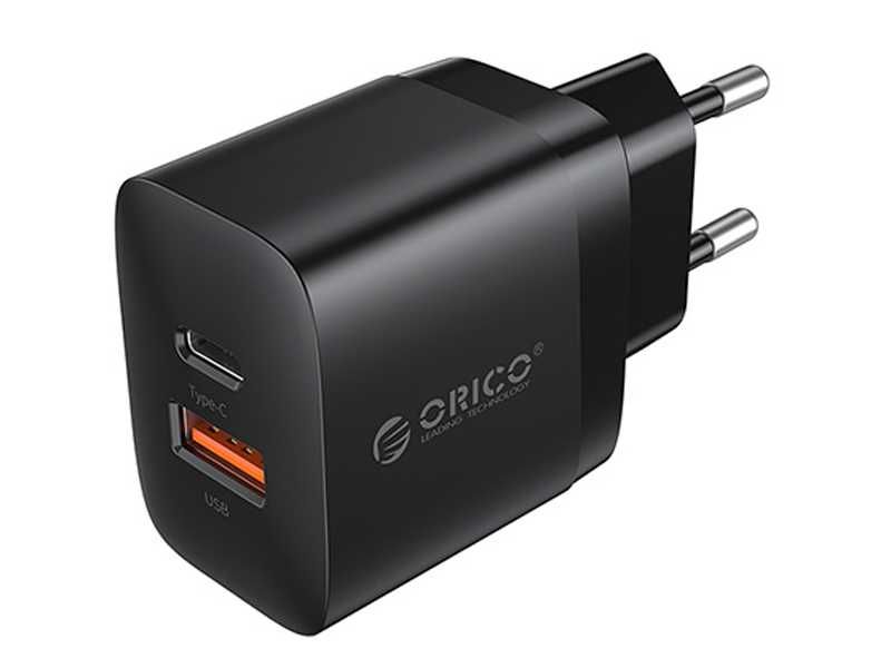 Adaptor incarcator priza ORICO 20W USB + USB-C Quick Charge 3.0