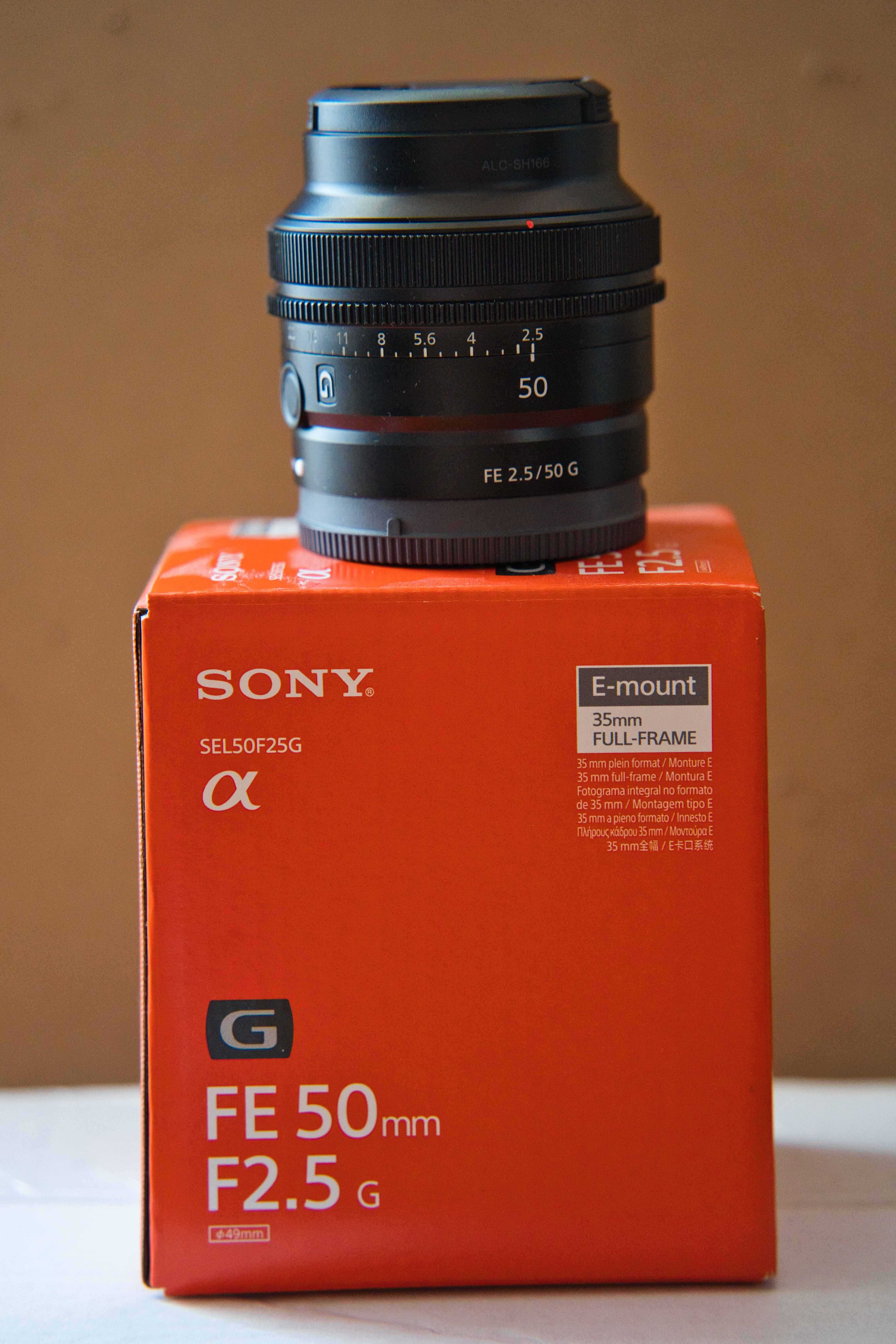 Obiectiv foto Sony FE 50mm F2.5 + filtru ND 2-1000 cadou