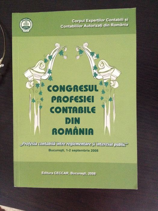 Vând "Congresul profesiei contabile din România", editura CECCAR