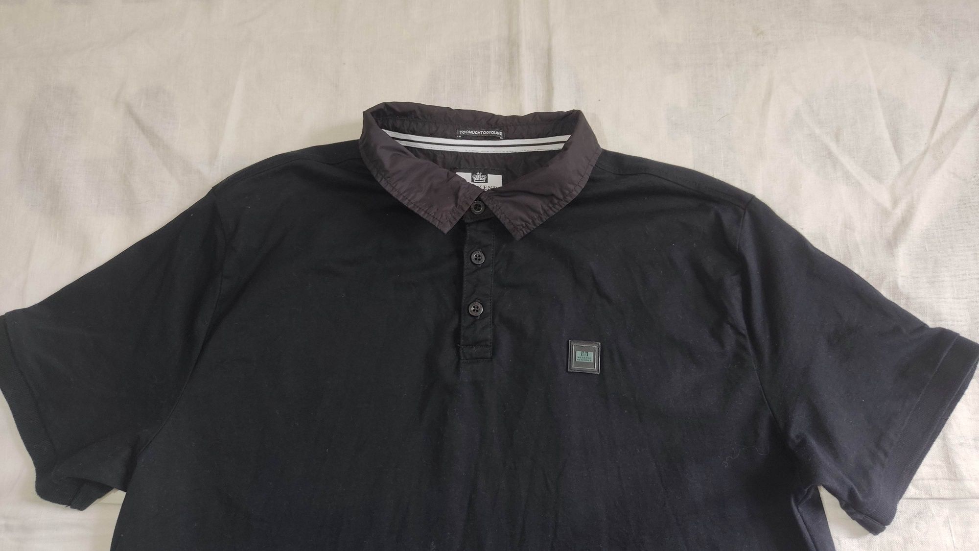 Tricou Weekend Offender mărime XL bumbac casual nasturi guler