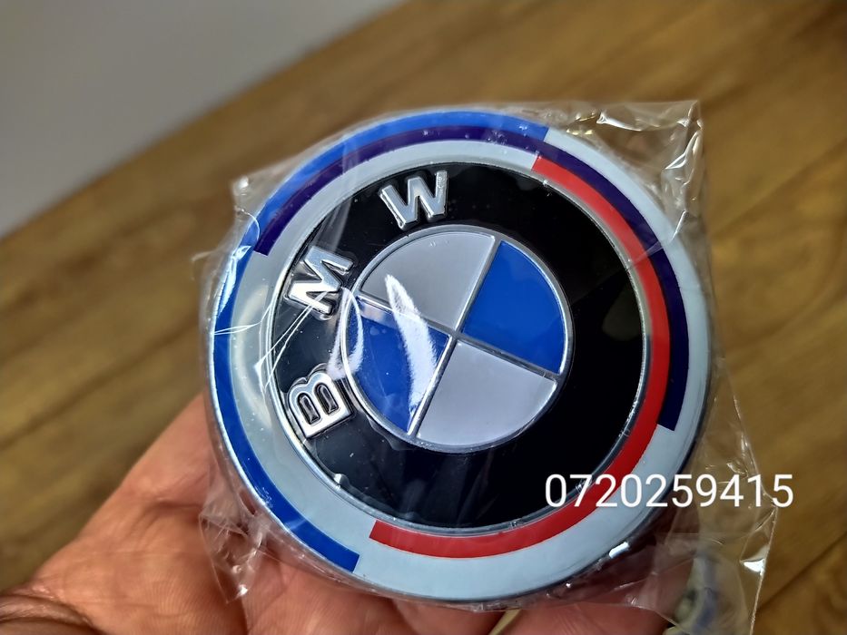 Set 4 Capace sigla BMW, 68mm