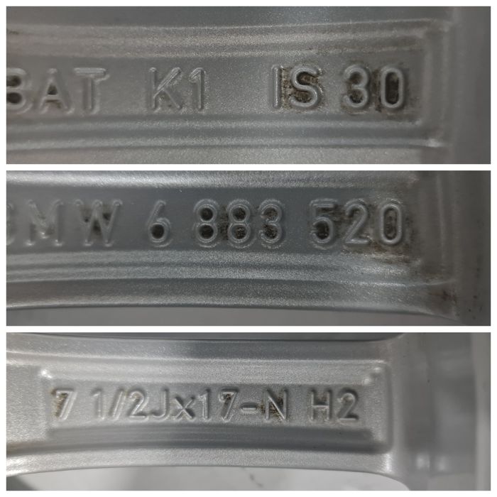 Jante 17 Audi VW Seat Cupra Skoda Mercedes 7.5x17 ET30 5X112