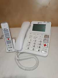 Telefon fix Geemarc seniori compatibil apart auditiv și nevazatori
