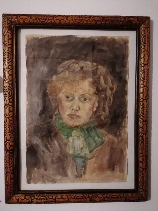 Acuarelă de Lebel Egon Raoul