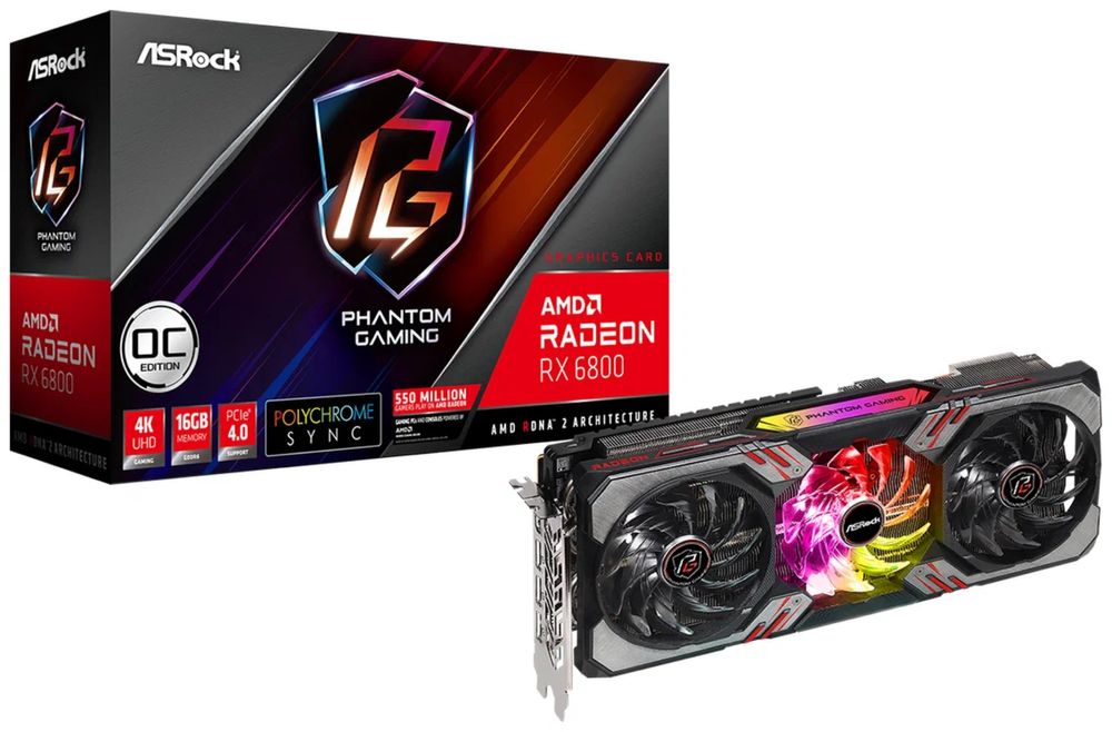 Продам Мощную Видеокарту RX6800 16GB