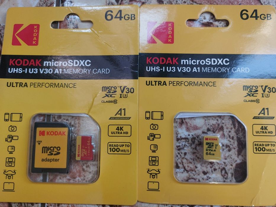 NOU ‼️ Card Micro SDXC Kodak 64GB, HP 128GB
