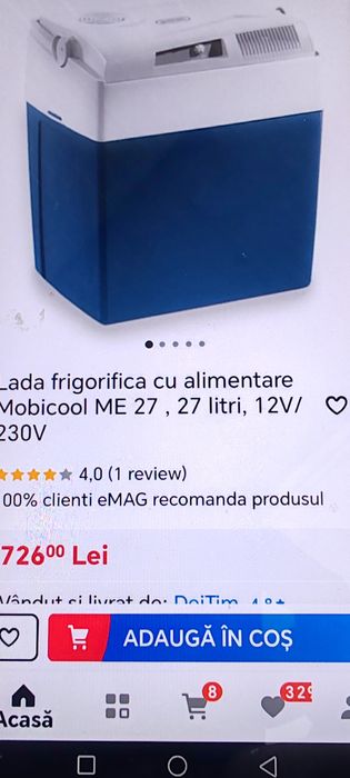 Lada frigorifica 12V-220V