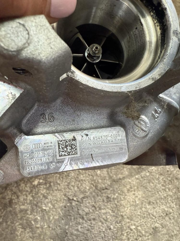 Турбо Audi VW Seat Skoda A6 C8 mildh 05L253019L GTD1752VZ 2019г