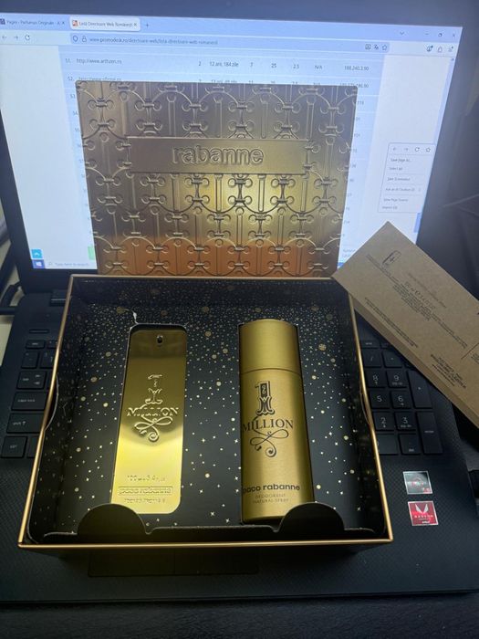 Set Paco Rabanne 1 Million gift set, pachet cadou, 100% original