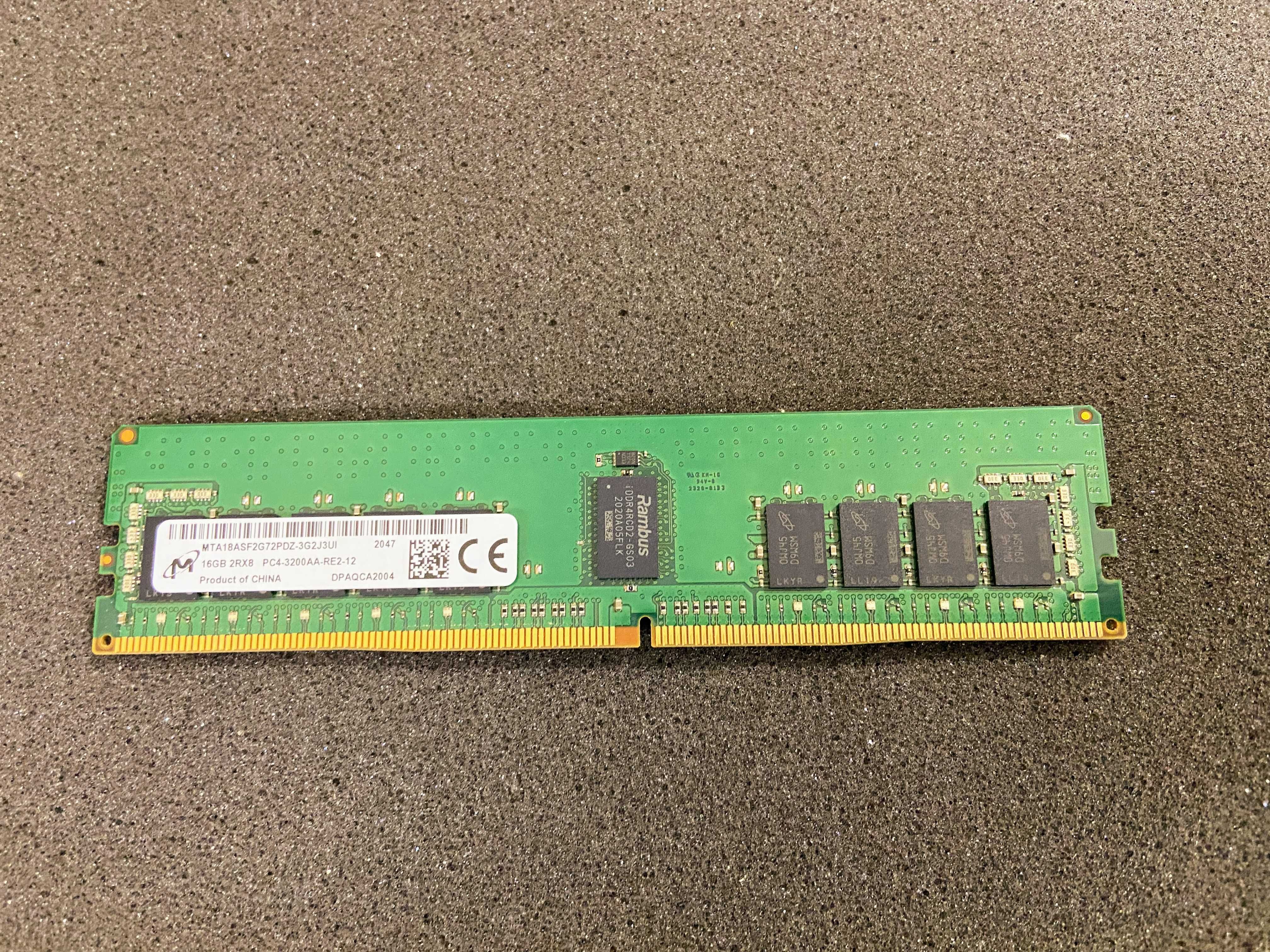 4x 16GB DDR4 3200MHz ECC Registered RDIMM PC4-25600 рам памет RAM