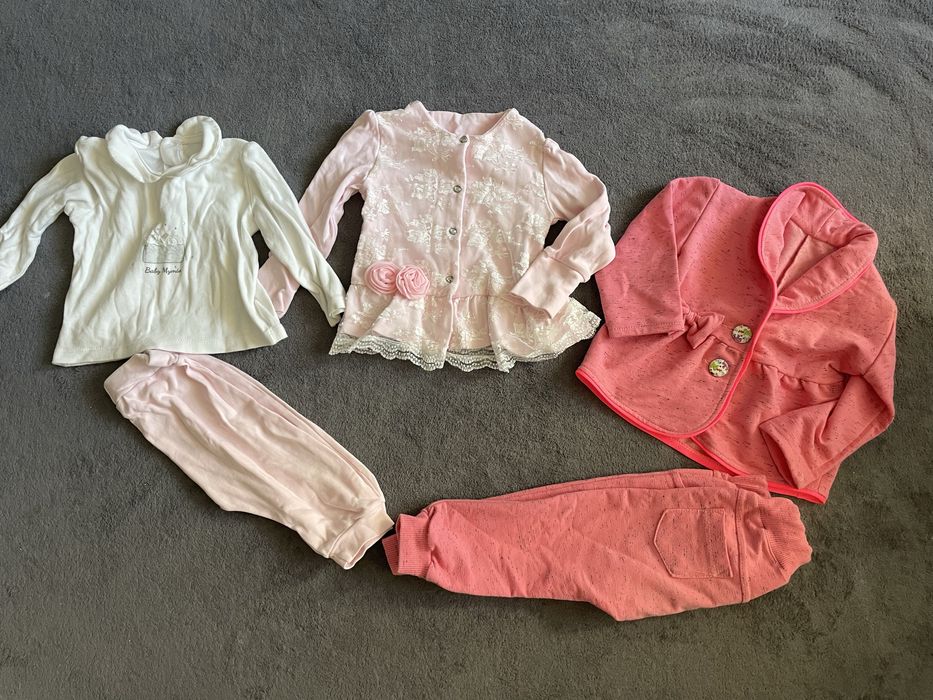 Комплект момиченце 74 и 80рр