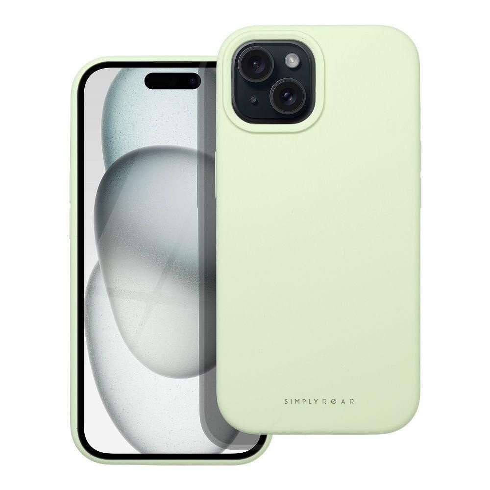 Кейс roar cloud-skin за iphone 15 light green