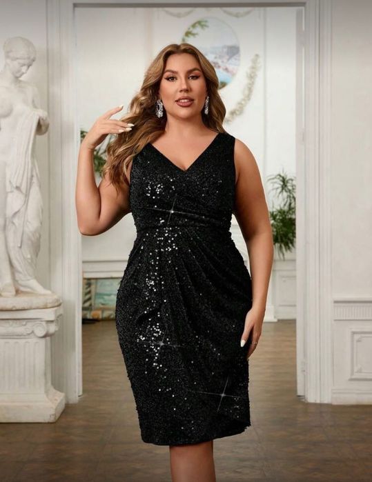 Официална Рокля с пайети