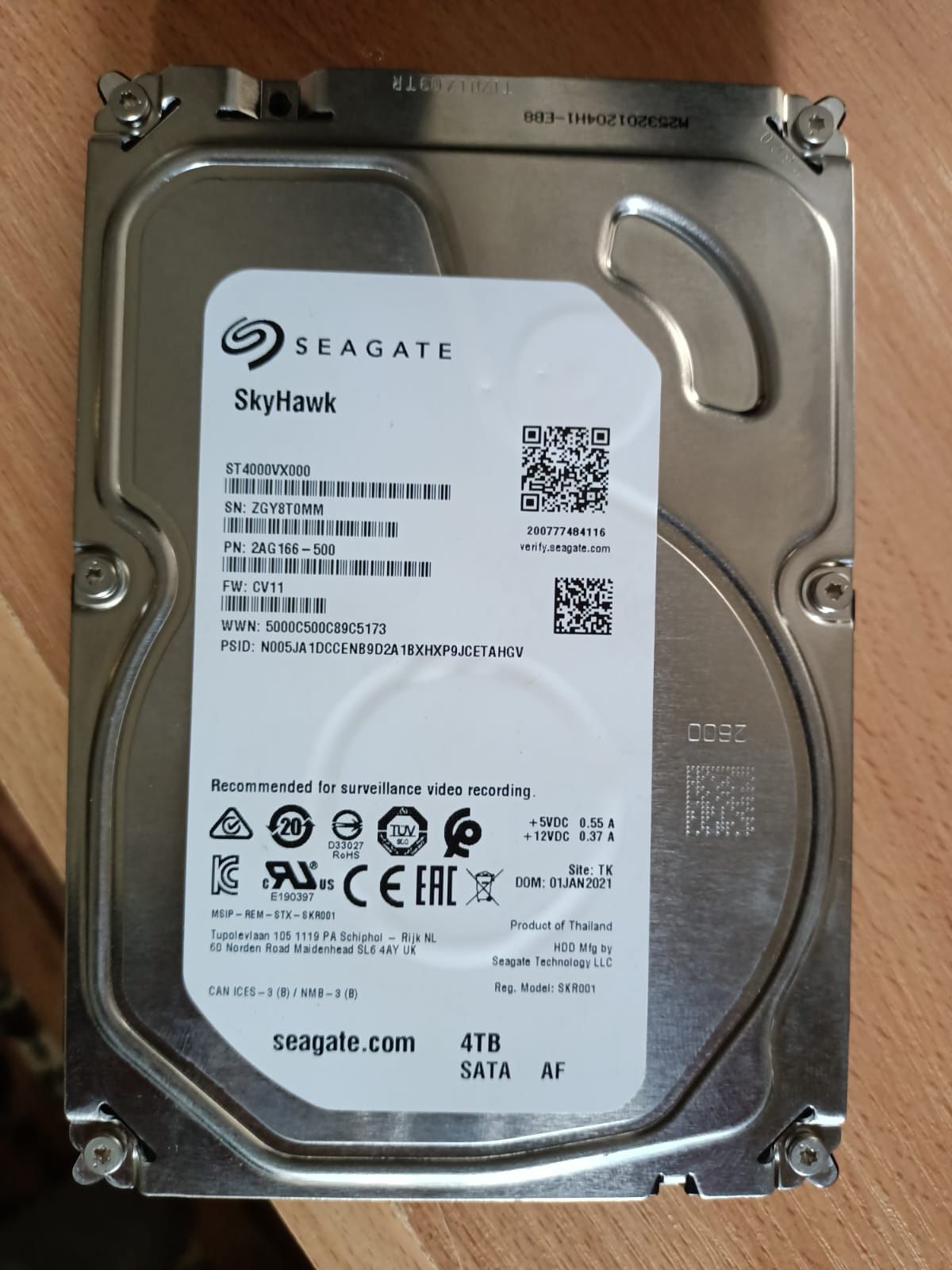 HDD 4TB жёсткий диск