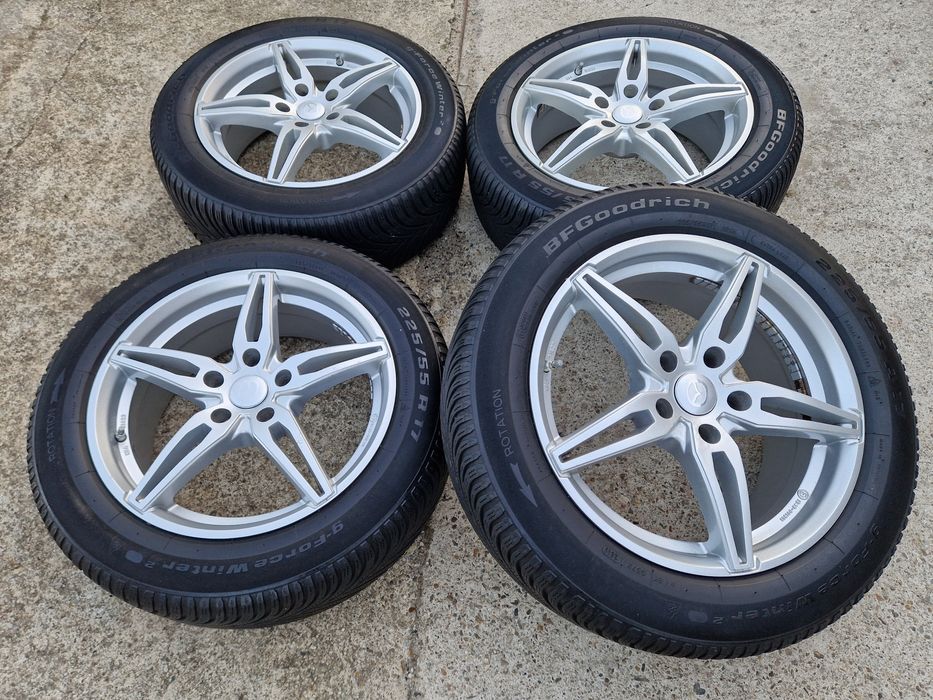 Jante 5x114.3 Mazda 6 anvelope iarna 225 55 17