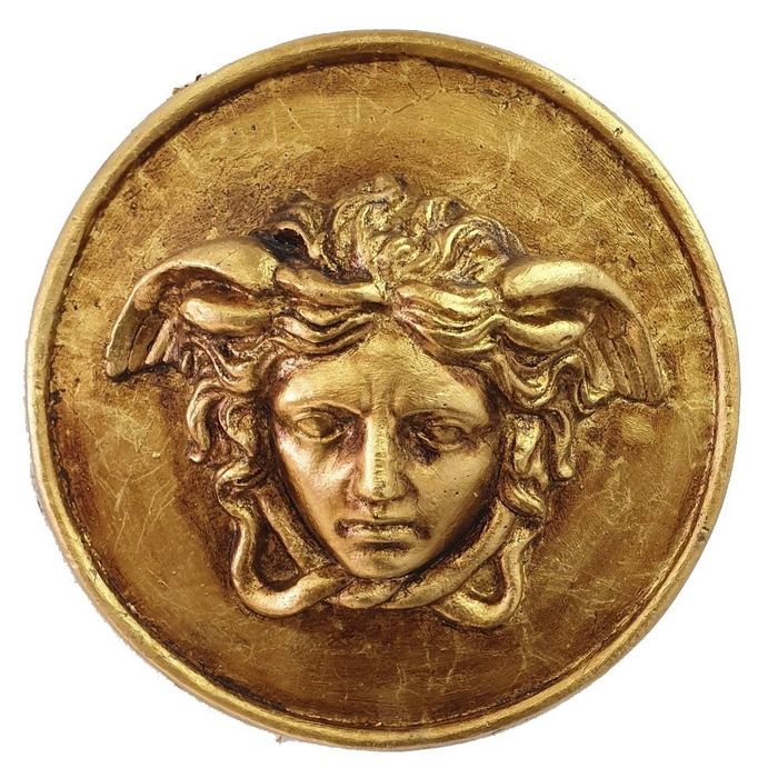 Medusa - 28cm- foiță aur