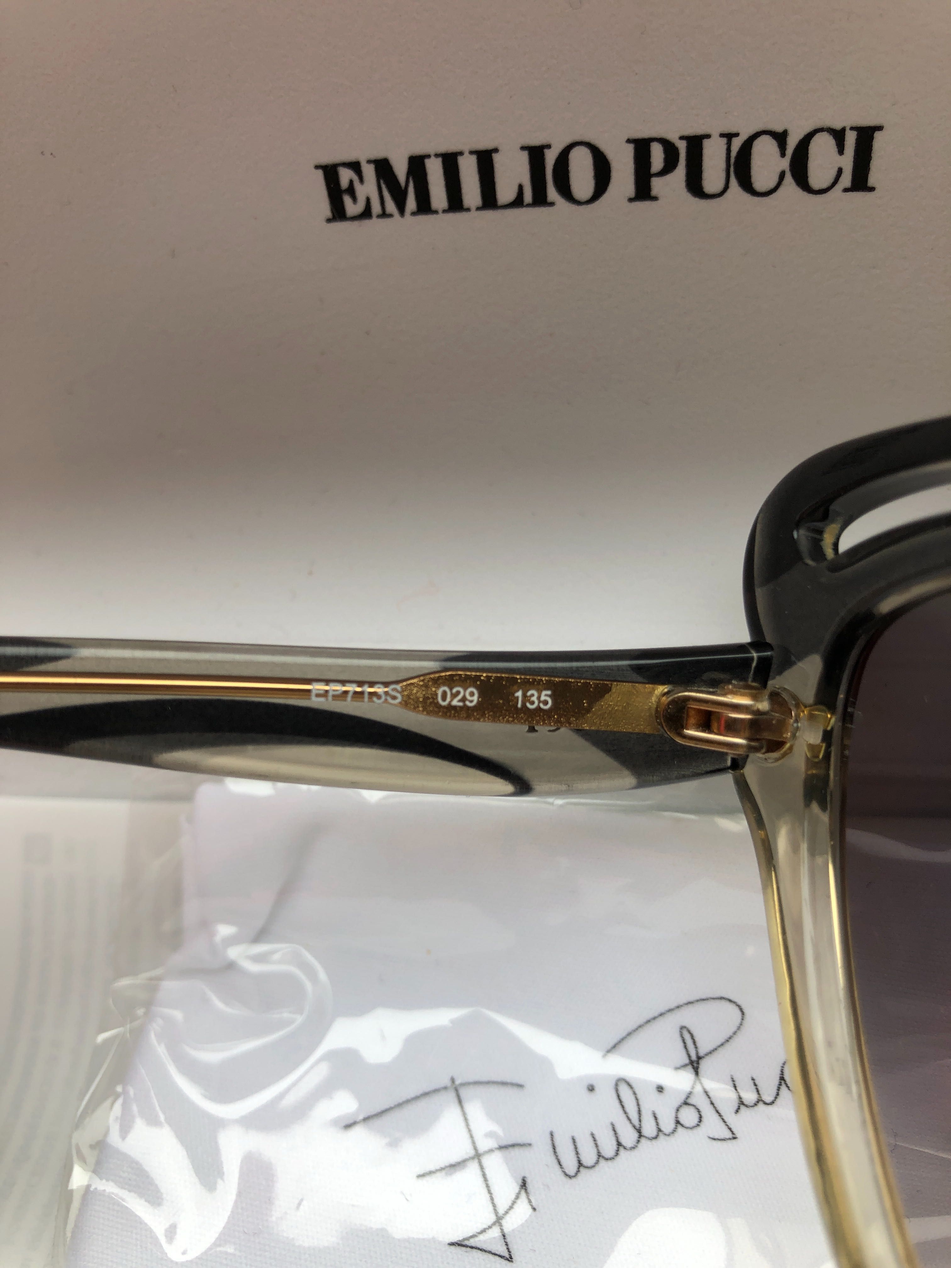 Ochelari de soare originali Emilio Pucci ( NOI )