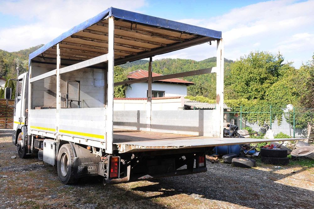Camion cu macara+bena cu lift IVECO EuroCargo 75E15 2001 4.0TDi 150 CP