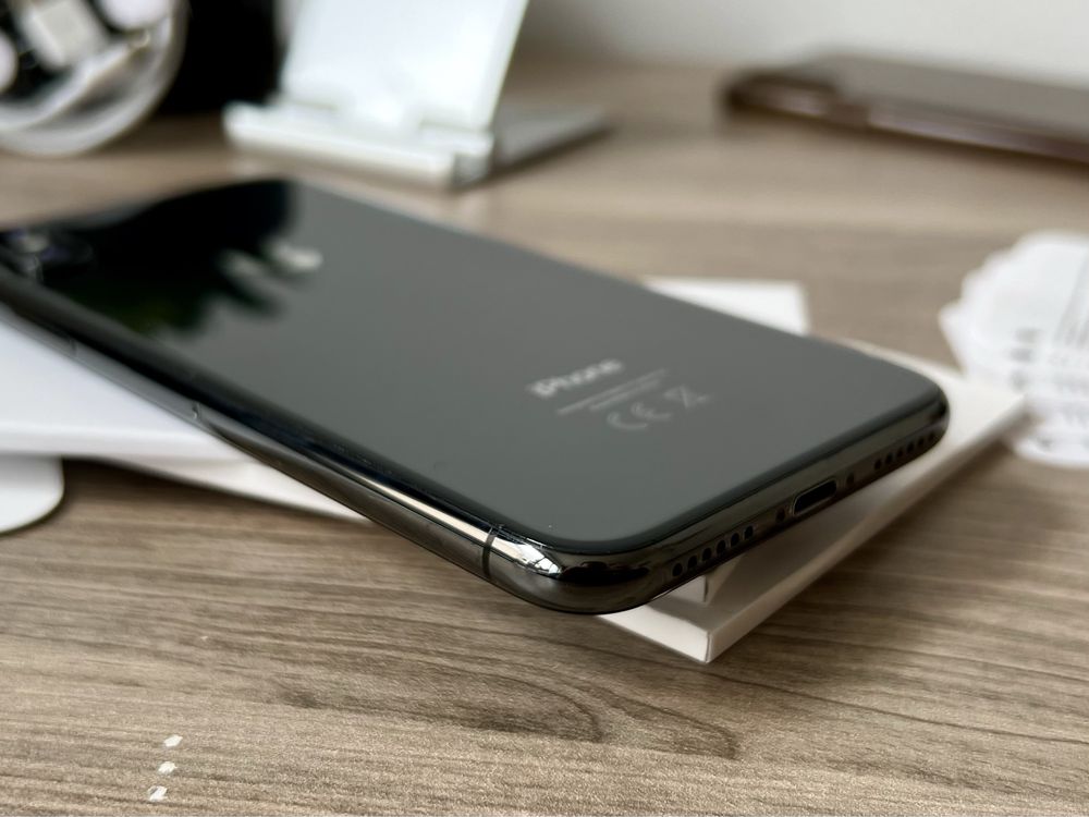 iPhone X, 64GB, Space Gray, КАТО НОВ, 100% батерия, ГАРАНЦИЯ!