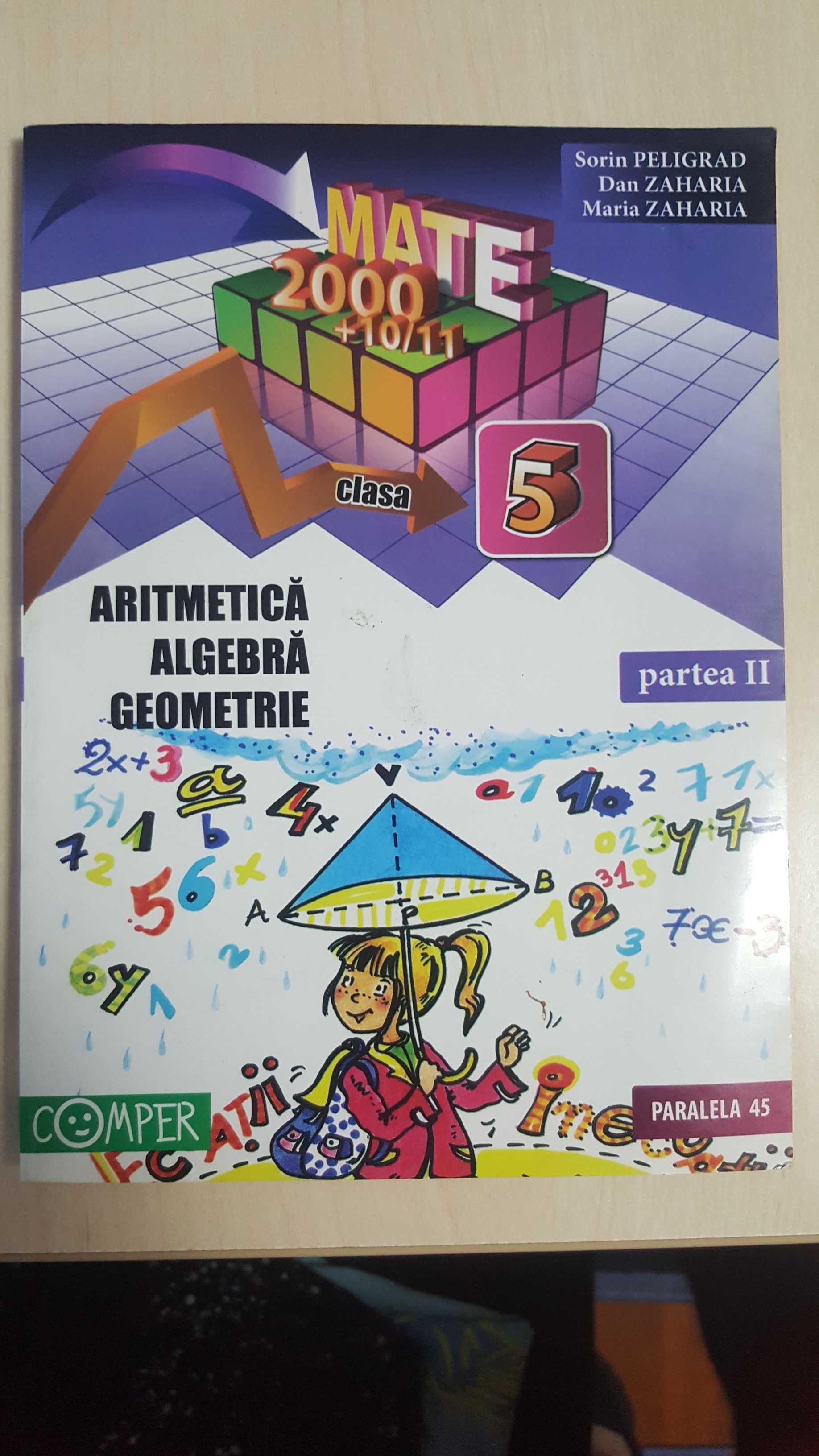 Aritmetica, algebra, geometrie ptr clasa a 5a, partea a 2a