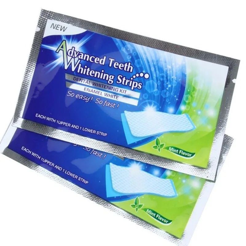 Супер цена! 28 броя Лентички за избелване на зъби Advanced teeth white