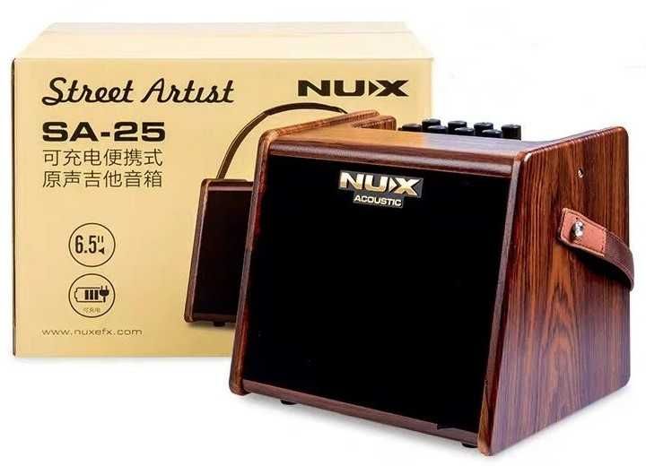 NUX SA-25 мобильный комбо-усилитель для электрогитары.