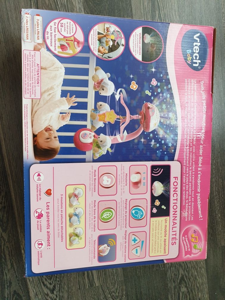 Carusel muzical pentru pătuț Vtech baby