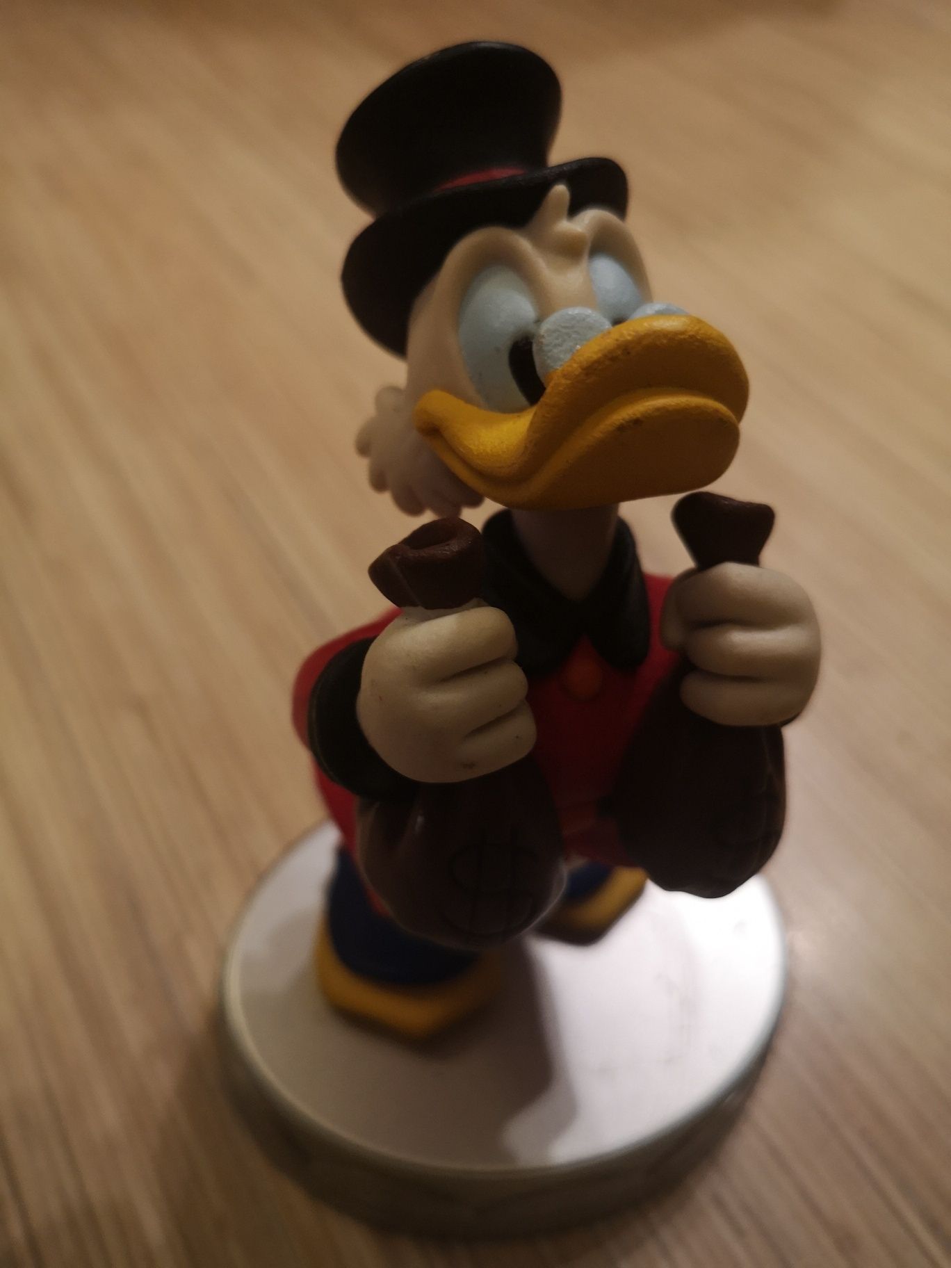 Colectie vintage: statueta Donald și figurine Mickey Mouse, Minnie