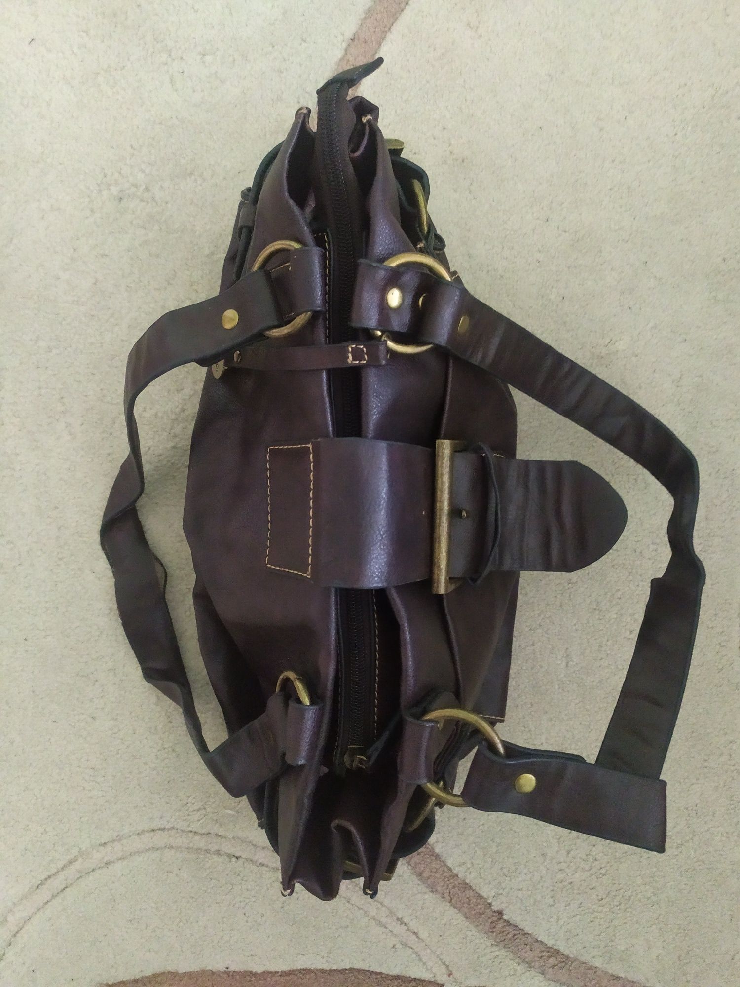 Дамска чанта L. CREDI - естествена кожа