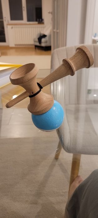 Kendama krom pop stick blue cyan