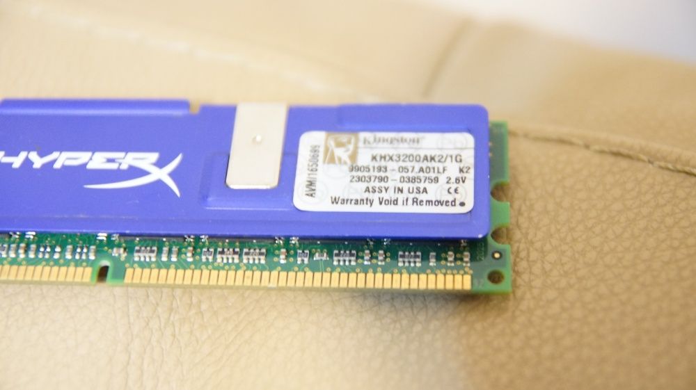 Memorii Kingstom si GEIL 4 X512 mb DDR 1 PC3200 Total 2 Gb