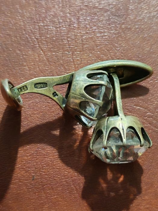 Запонки СССР проба 875